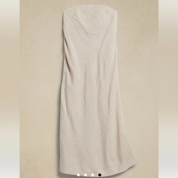 Banana Republic Linen-Blend Tube Maxi Dress - Picture 3 of 13